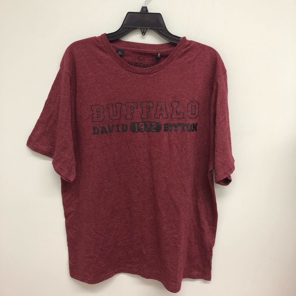 Buffalo David Bitton | Men’s Burgundy T-Shirt | Various Sizes